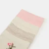 4 Bloom Pack Κάλτσες με λουλούδια, ιβουάρ, ποικιλία χρωμάτων