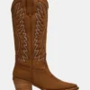 Albany Stitch Cognac Suede