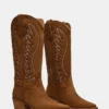 Albany Stitch Cognac Suede