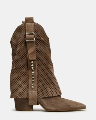 Aubrielle Taupe Suede