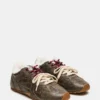 Aziel Faux Fur Brown Distressed