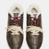Aziel Faux Fur Brown Distressed