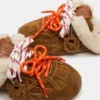 Aziel Mule Faux Fur Chestnut Suede