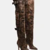 Baddie Brown Distressed Baddie Brown Distressed