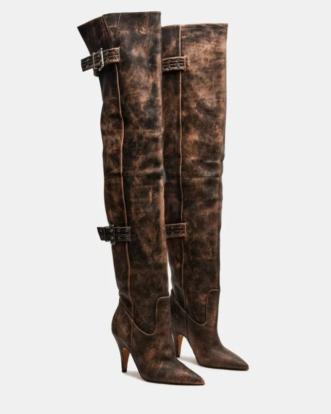Baddie Brown Distressed Baddie Brown Distressed