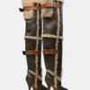 Baddie Faux Fur Brown Distressed Baddie Faux Fur Brown Distressed