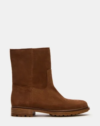 Bates Brown Suede