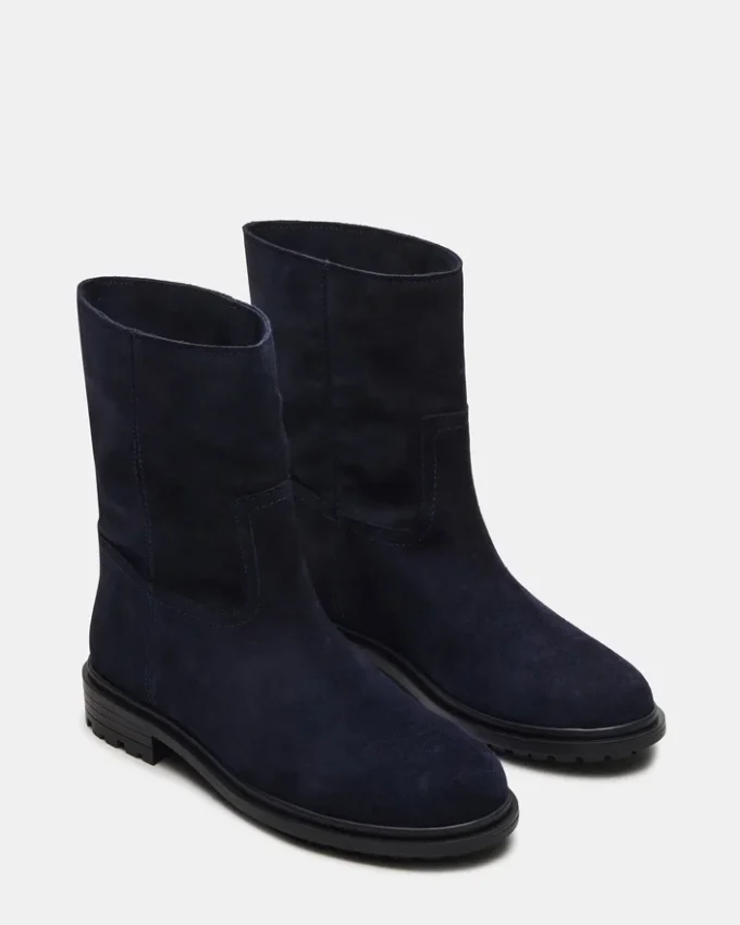 Bates Navy Suede