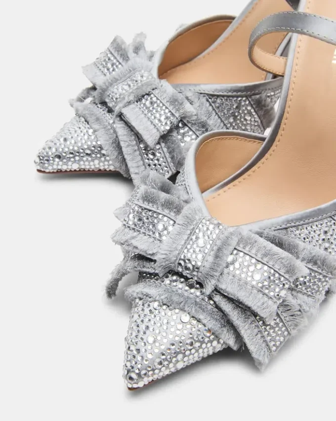 Baylin Grey Satin Rhinestones Baylin Grey Satin Rhinestones