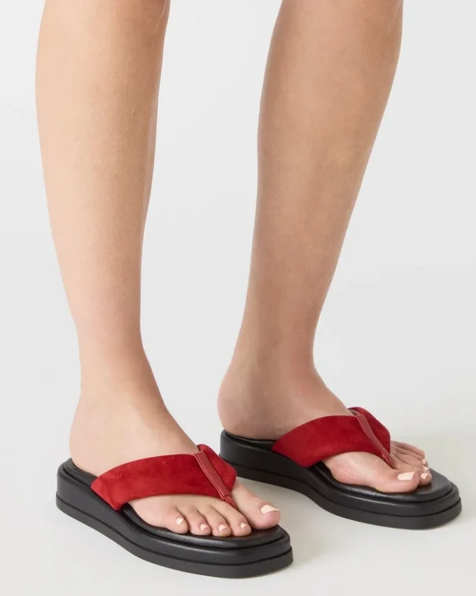 Bella Red Suede Bella Red Suede