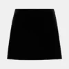 Cindi Velvet Skort Μαύρο