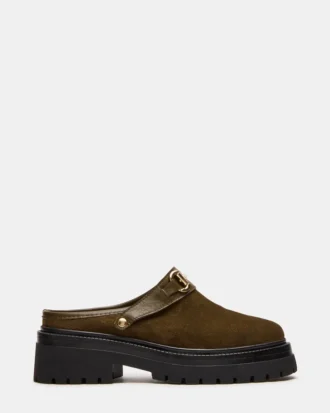 Erba Olive Suede