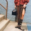 Φούστα Gisela Σκούρο Εσπρέσο