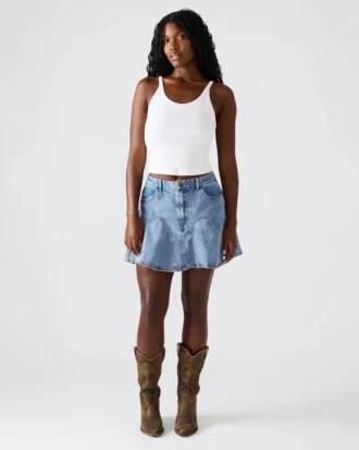 Φούστα Melany Denim Forever Blue