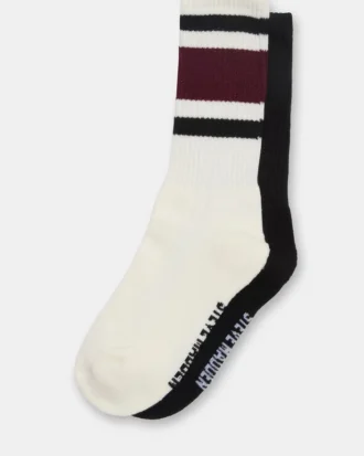 Ivy 2 Pack Stripe Athleisure Κάλτσες Cherry