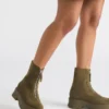 Jones Olive Suede