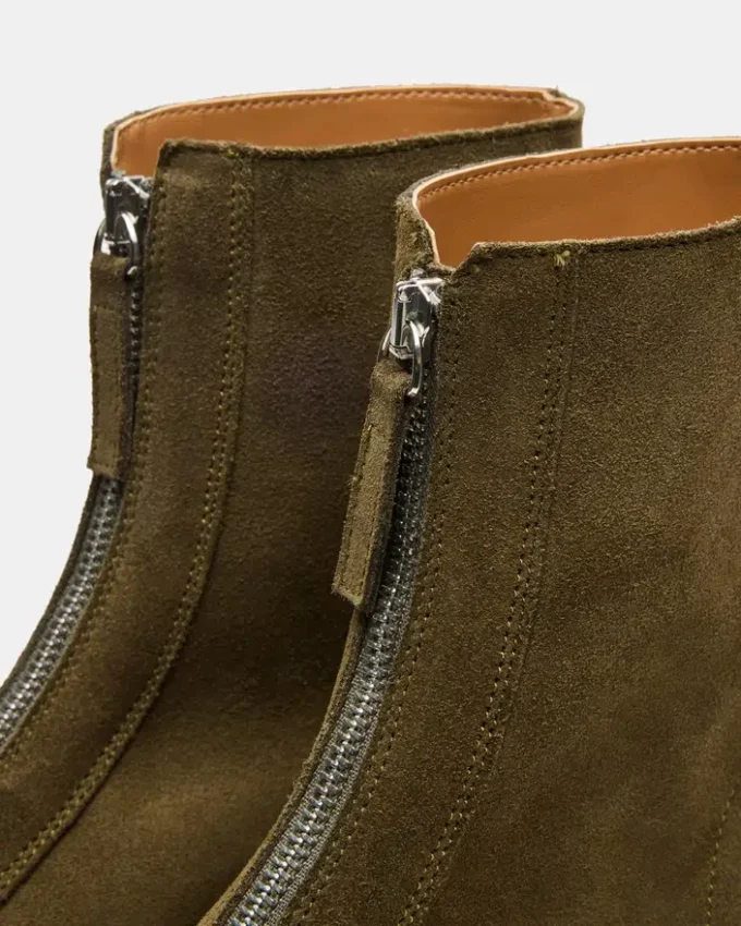 Jones Olive Suede