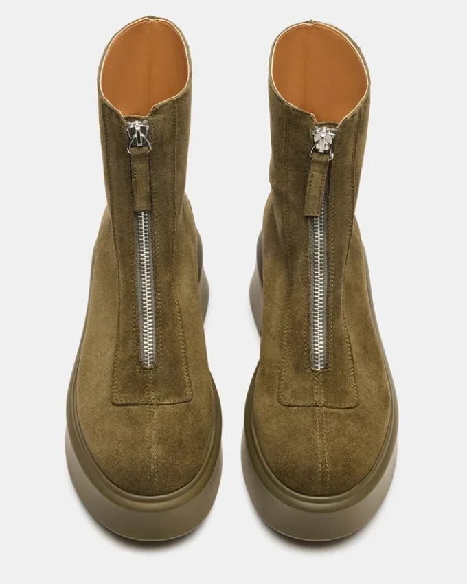 Jones Olive Suede