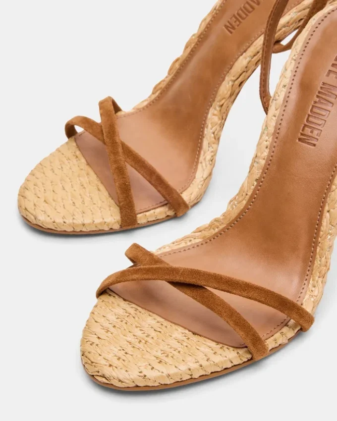 Jypsey Chestnut Suede Raffia