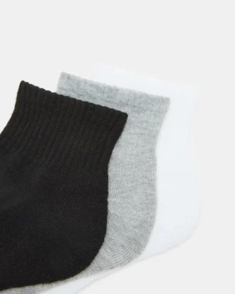 Κοντές κάλτσες Sport Cushion Μαύρο/Λευκό
