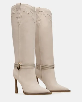Kyndall Bone Suede