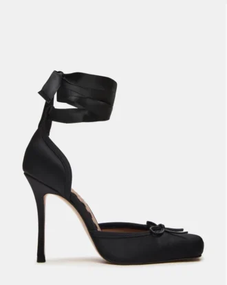 Larina Black Satin