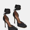 Larina Black Satin