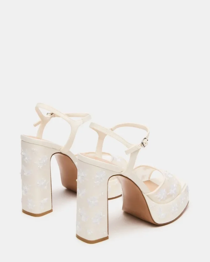 Liandra Embellished White Mesh Liandra Embellished White Mesh