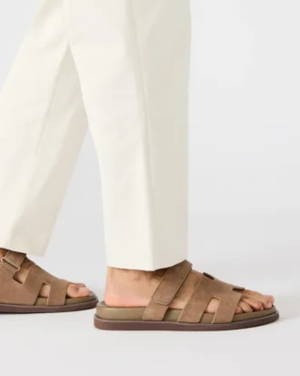 Maiven Taupe Suede
