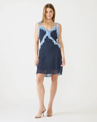 Μίνι φόρεμα Adalina Vintage Navy