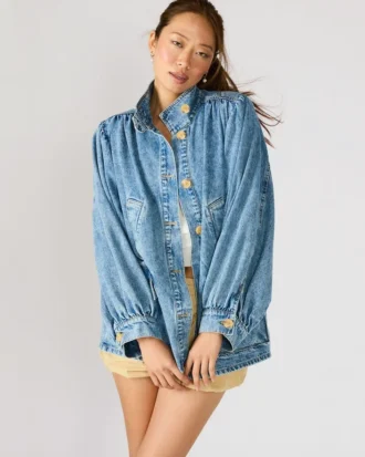 Μπουφάν Marceline Denim Forever Blue Μπουφάν Marceline Denim Forever Blue
