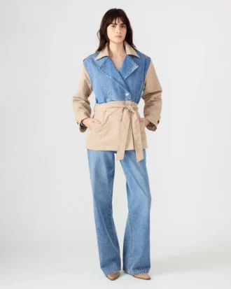 Παλτό Shyla Denim Multi