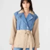 Παλτό Shyla Denim Multi