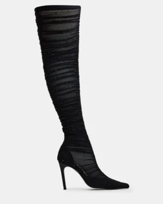 Rashida Black Mesh