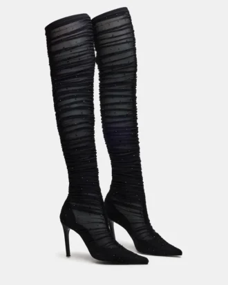 Rashida Black Mesh