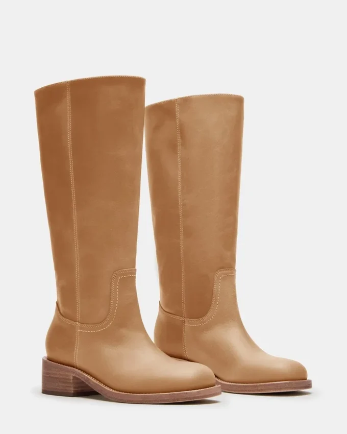 Riggs Banana Leather Wide Calf Riggs Banana Leather Wide Calf