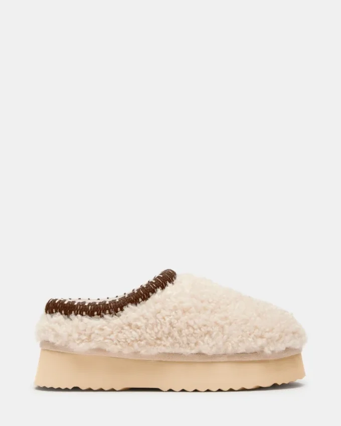 Selena Faux Shearling Natural Selena Faux Shearling Natural