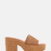 Trippy Cognac Raffia