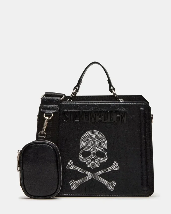 Τσάντα Evelyn Skull Μαύρη Τσάντα Evelyn Skull Μαύρη