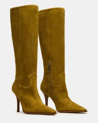 Wescot Olive Suede